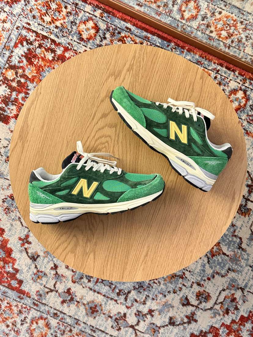 Teddy Santis x New Balance 990v3 Made in USA 'Green Gold' — фото 1