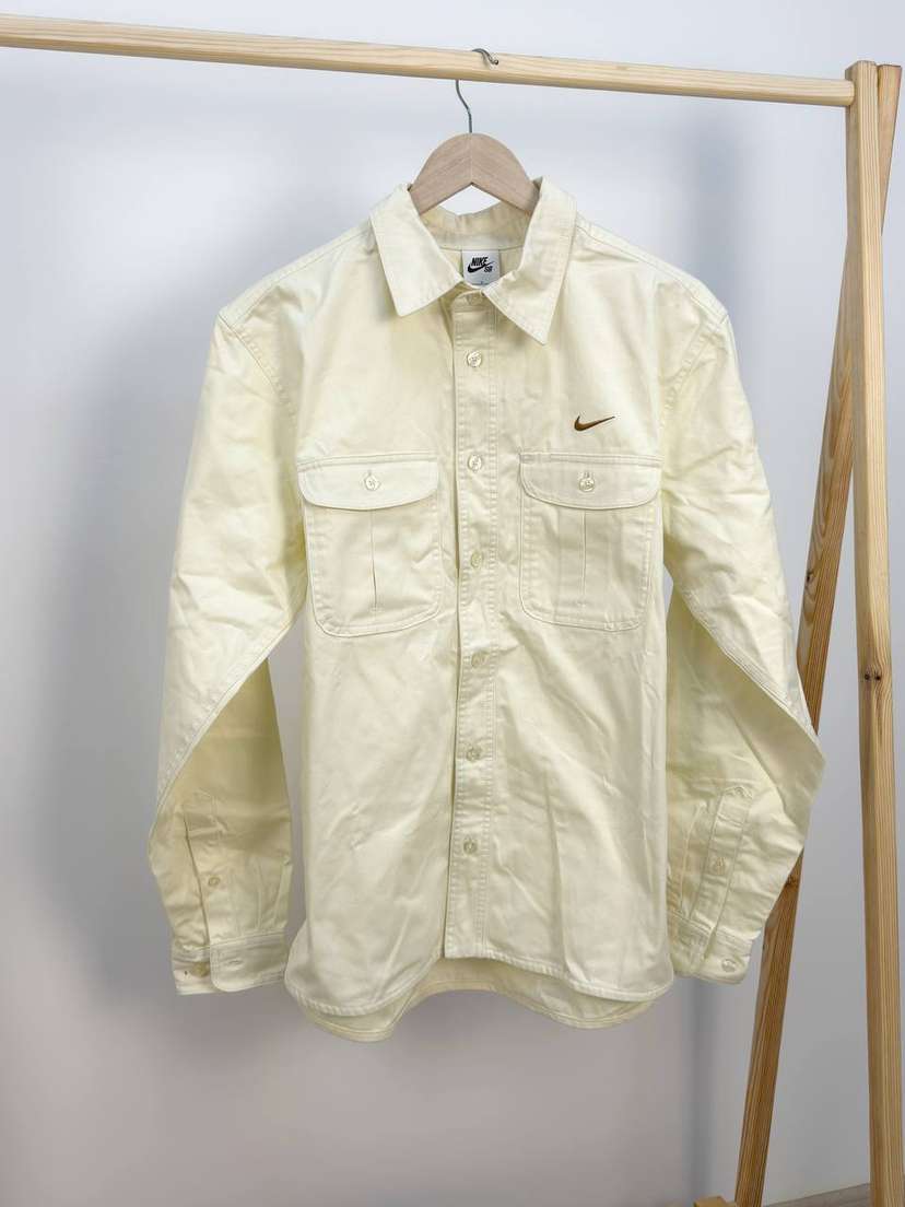 Nike Sb Woven Skate Long-Sleeve Button Up – White — фото 1