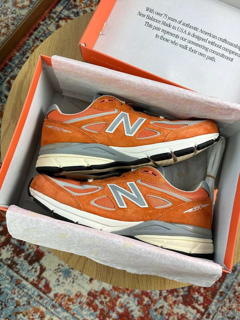 Aimé Leon Dore x New Balance 990v4 Made In USA ‘Red Clay’ — фото 1