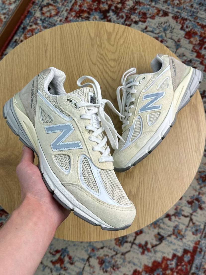 Teddy Santis x New Balance 990v4 Made in USA ‘Limestone’ — фото 1