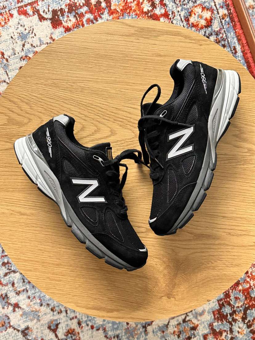 New Balance Men's 990v4 Made in USA 'Black Silver' 2023 — фото 1